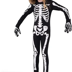 Kids Glow in the Dark Skeleton Halloween Costume