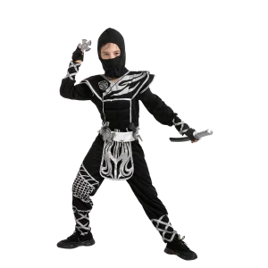 Kids Halloween Black Ninja Costume