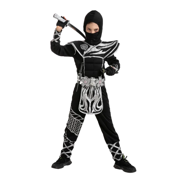 Kids Halloween Black Ninja Costume