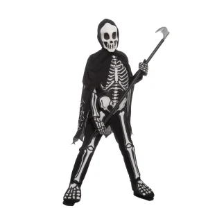 Kids Halloween Funny Wacky Skeleton Jumpsuit