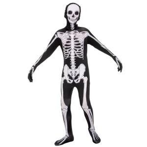 Kids Scary 3D Skeleton Halloween Costume