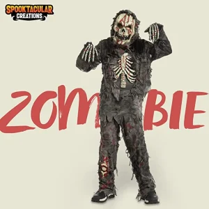 Kids Scary Zombie Halloween Costume