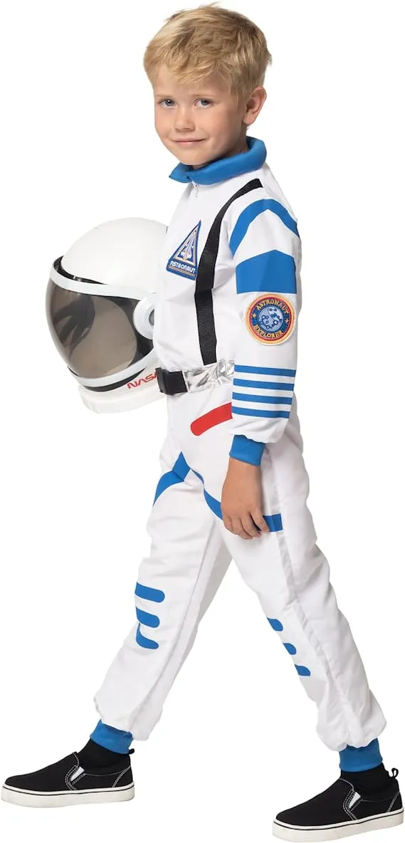 Kids White NASA Astronaut Halloween Costume