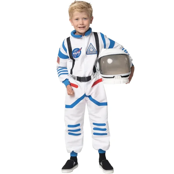 Kids White NASA Astronaut Halloween Costume