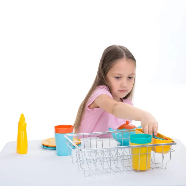 25Pcs Kitchen Pretend Play Dish Wash And Dry