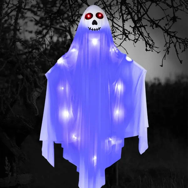 54in LED Halloween Hanging Ghost Decoration