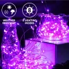 LED Halloween Purple String Lights 8ft