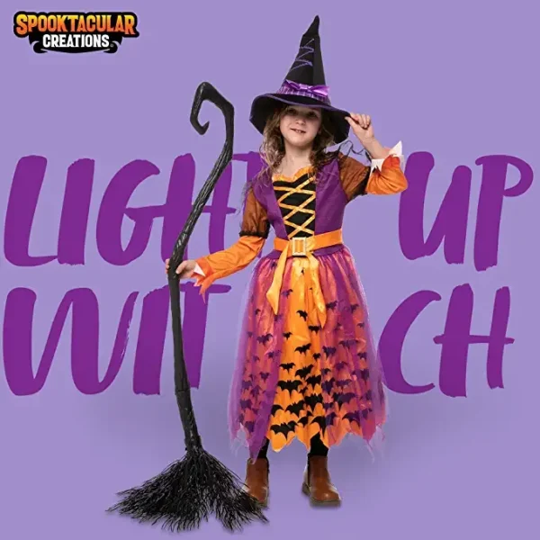 Girls Witch Tutu Halloween Costume