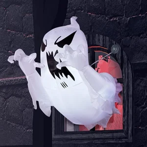 3.5ft LED Scary Flying Ghost Inflatable Decoration