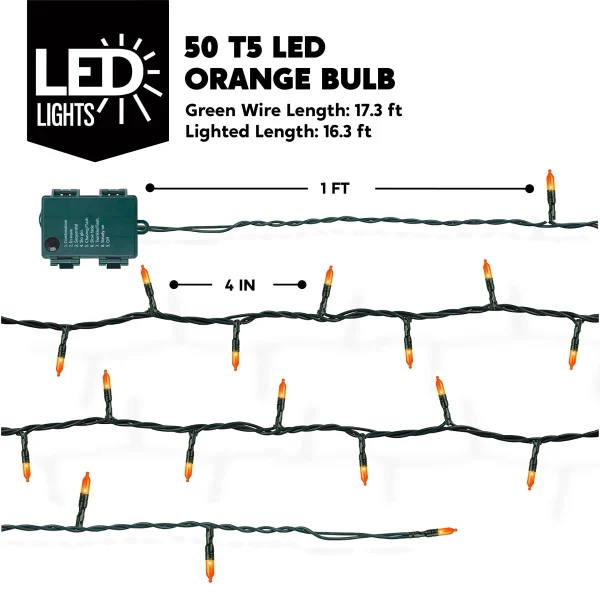 LED String Lights 17.3ft