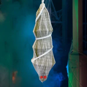 68in Light up Animated Hanging Cocoon Corpse