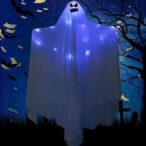 Halloween Light Up Hanging Ghost 47in