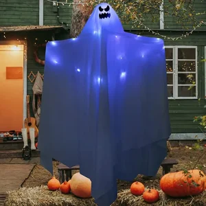 Halloween Light Up Hanging Ghost 47in
