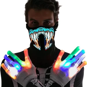 Light-up Mask and Gloves