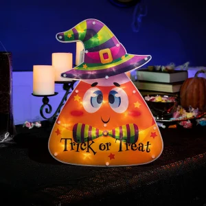 Lighted Candy Corn Decoration