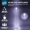 100-Count LED Pre-Lit Christmas Spiral Tree Yard Light 5ft