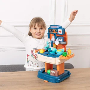 Little Kitchen Pretend Playset with Portable Backpack