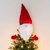 Christmas Santa Gnome Tree Topper Decoration 40in