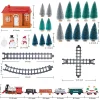 Christmas Electric Train Set with Miniatures (Medium)
