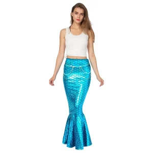 Adult Mermaid Tail Skirt Halloween Costume