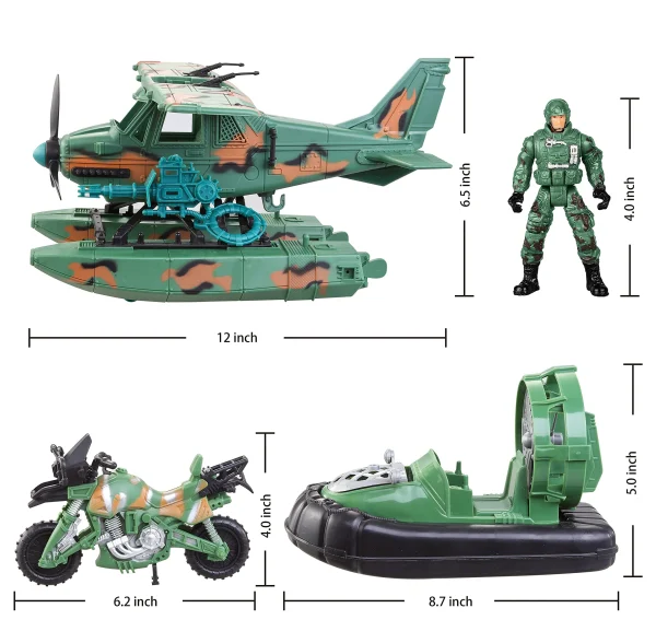 Military Vehicles Toy Set
