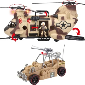 11Pcs Military Vehicle Toy Set