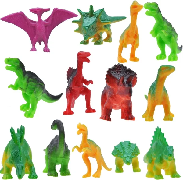 144Pcs Mini Dinosaur Toy 2.5in