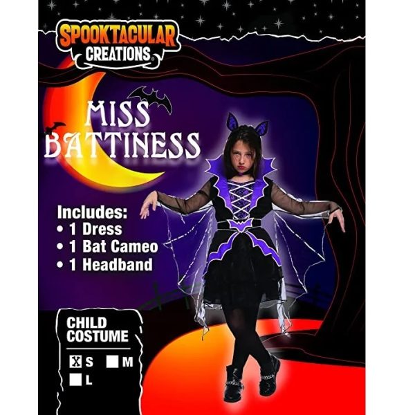 Kids Bat Girl Halloween Costume
