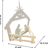 Christmas Holy Family Nativity Scene Decoration 4ft