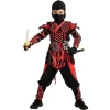 Boys Red  Ninja Halloween Costume