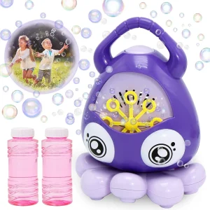 Kids Octopus Bubble Blower Machine