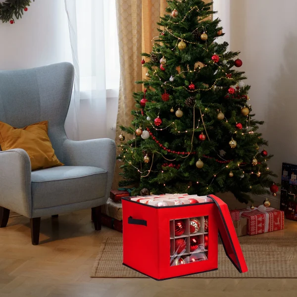 Oxford Christmas Ornament Storage Box