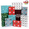 12pcs Assorted Sizes Christmas Paper Gift Boxes with Lids