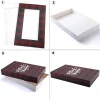 12pcs Assorted Sizes Christmas Paper Gift Boxes with Lids