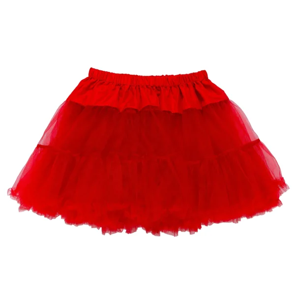 Women's Petticoat Tutu Costume (Red)