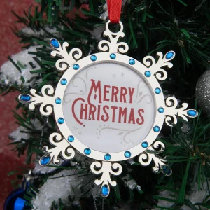 Snowflake Christmas Photo Ornaments Decoration