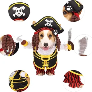 Dog Halloween Pet Pirates Costume