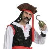 Pirate Hat with Hook and Mustache Cosplay Kit - Child