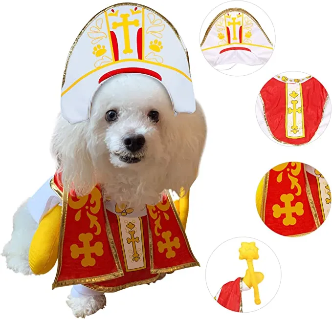 Pope Dog Halloween Costume