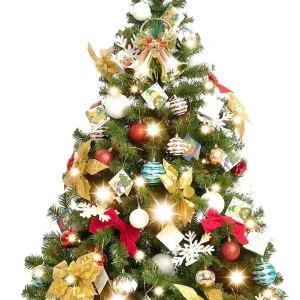 Prelit Christmas Tree with Decoration Kit 6ft