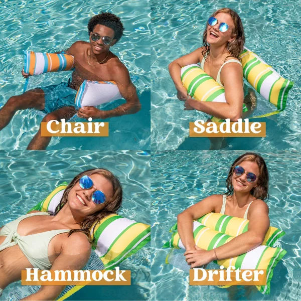 3pcs Hammock Inflatable Pool Float