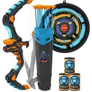 Black Blue Toy Archery Bow and Arrow Set Arcus (S-Bow Boy)