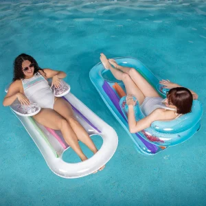 2pcs Adult Inflatable Pool Lounge Raft