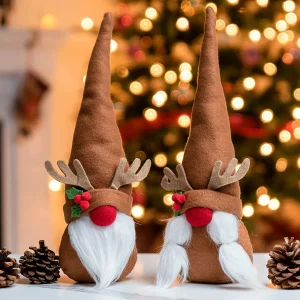 Reindeer Couple Gnome