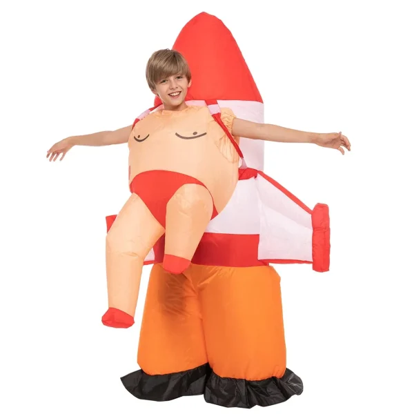 Ride a Rocket Inflatable Funny Costume - Child