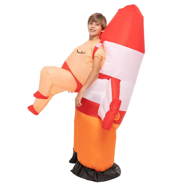 Ride a Rocket Inflatable Funny Costume - Child