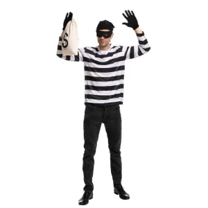 Robber Costume For Role Play Cosplay- Adult