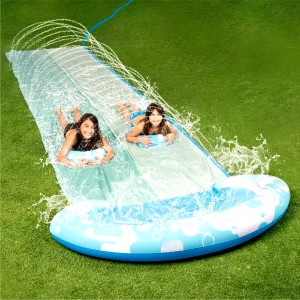 Bubble Water Lawn Slide, Double – SLOOSH