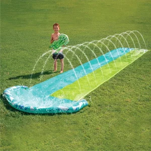 Sport Lawn Water Slides with 2 Boards – SLOOSH