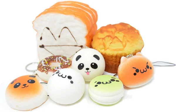 24Pcs Scented Food Squishies Pack